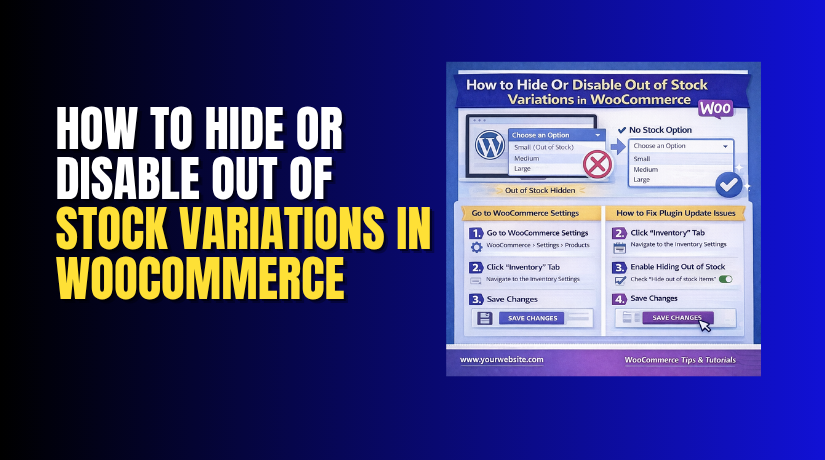 How to Hide Or Disable Out of Stock Variations in WooCommerce (Step-by-Step Guide)