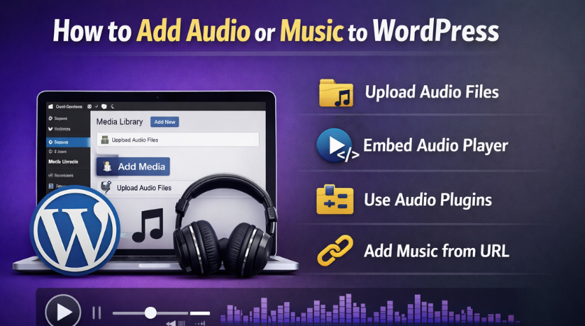 How to Add Audio or Music to WordPress (Step-by-Step Guide)