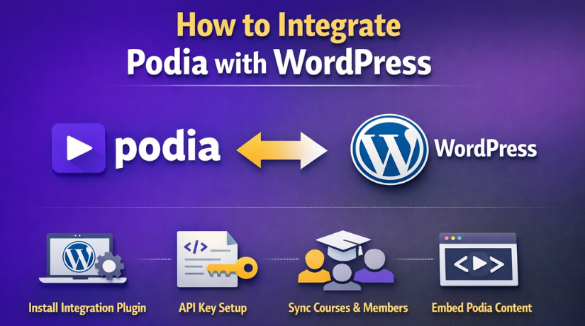 How to Integrate Podia with WordPress (Step-by-Step Guide)