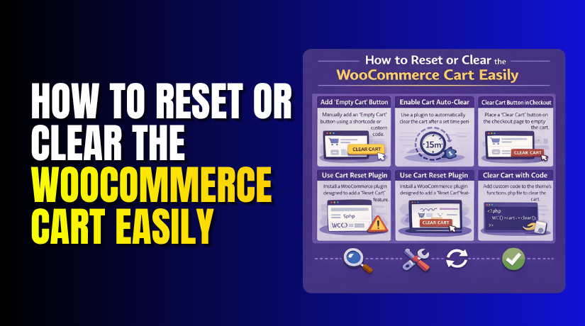 How to Reset or Clear the WooCommerce Cart Easily (Step-by-Step Guide)