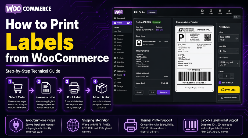 How to Print Labels from WooCommerce