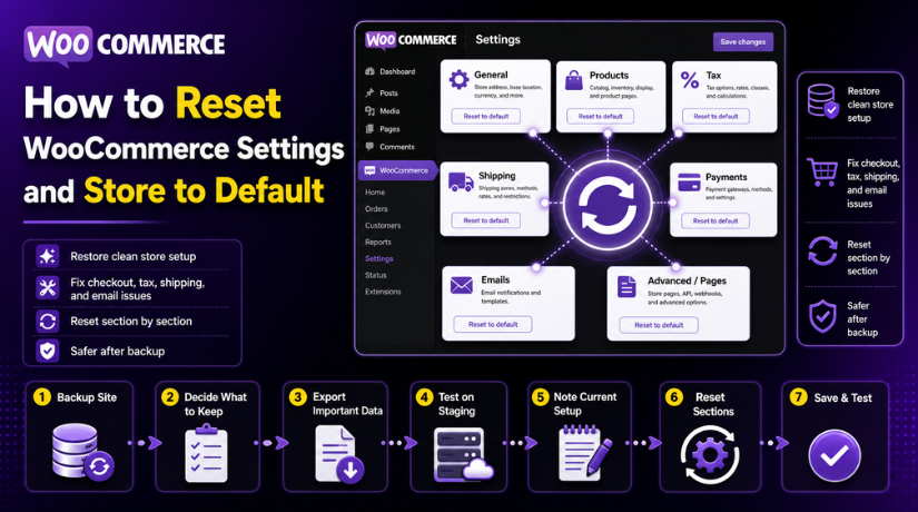 How to Reset WooCommerce Settings and Store to Default (Step-by-Step Guide)