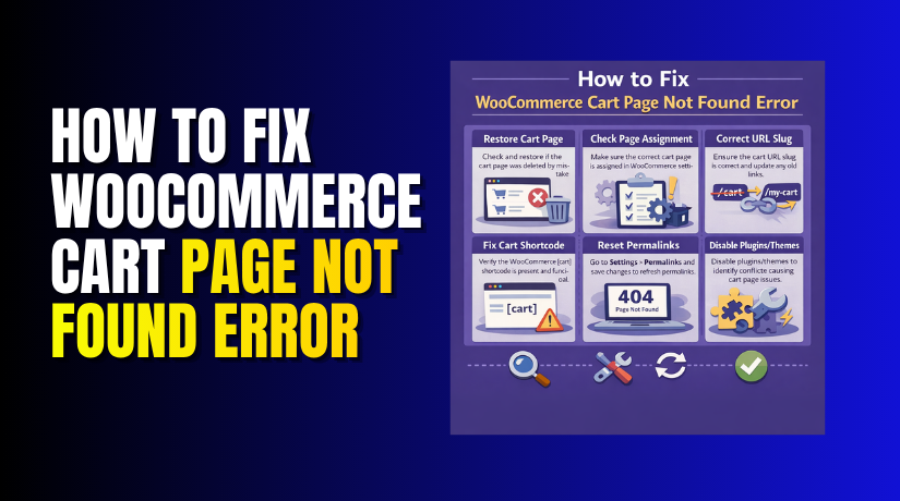 How to Fix WooCommerce Cart Page Not Found Error (Step-by-Step Guide)