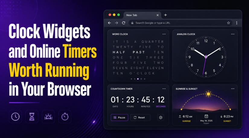 Clock Widgets and Online Timers Worth Running in Your Browser