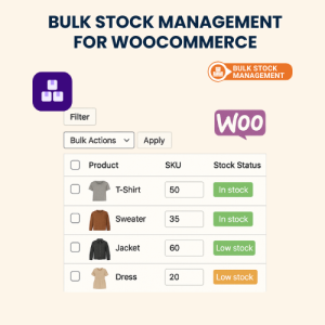 Bulk Stock Management for WooCommerce – Installation & Troubleshooting Services