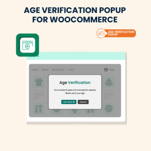 Age Verification Popup for WooCommerce