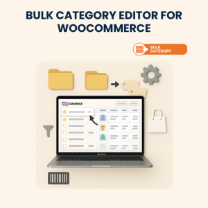 Bulk Category Editor for WooCommerce