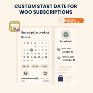 Custom Start Date for WooCommerce Subscriptions