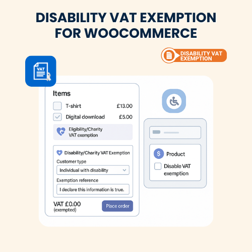 Disability VAT Exemption for WooCommerce