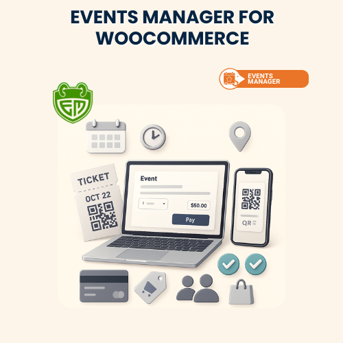 Events Manager for WooCommerce