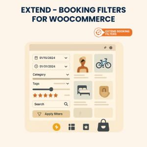 Extend – Booking Filters for WooCommerce – Installation & Troubleshooting Services
