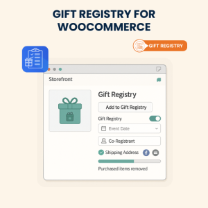 Gift Registry for WooCommerce
