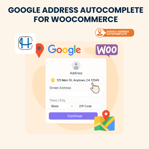 Google Address Autocomplete for WooCommerce