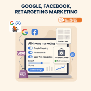 Google, Facebook, Retargeting All-in-One Marketing for WooCommerce
