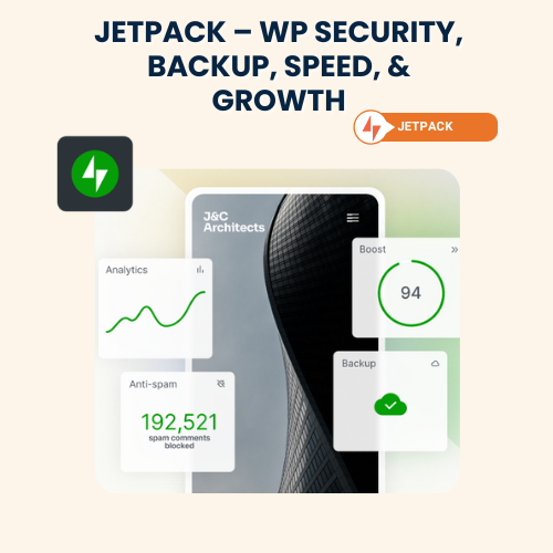 Jetpack – WP Security, Backup, Speed, & Growth