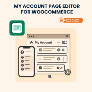 My Account Page Editor for WooCommerce