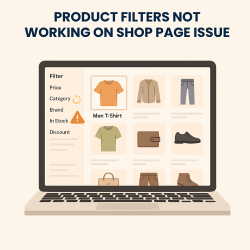 Product Filters Not Working on WooCommerce Shop Page Issue