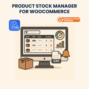 Product Stock Manager for WooCommerce