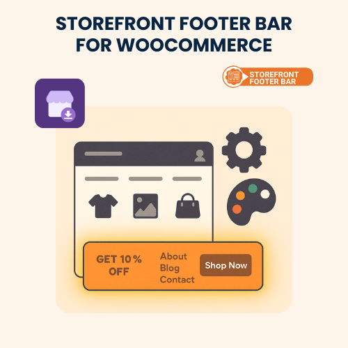 Storefront Footer Bar for WooCommerce