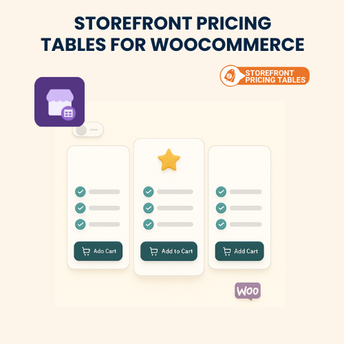 Storefront Pricing Tables for WooCommerce
