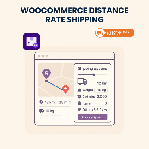 WooCommerce Distance Rate Shipping