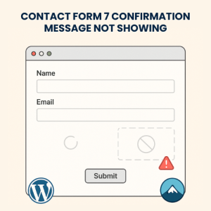 Contact Form 7 Confirmation Message Not Showing