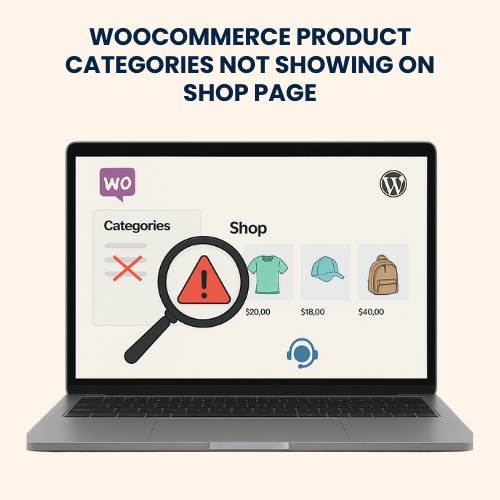 WooCommerce Product Categories Not Showing on Shop Page