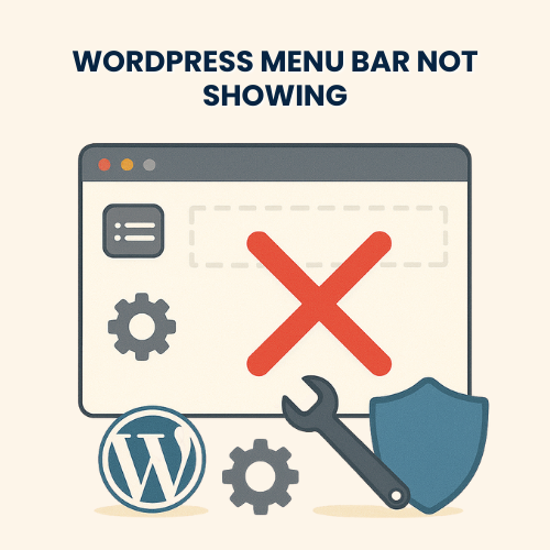 WordPress Menu Bar Not Showing