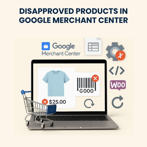 Disapproved Products in Google Merchant Center