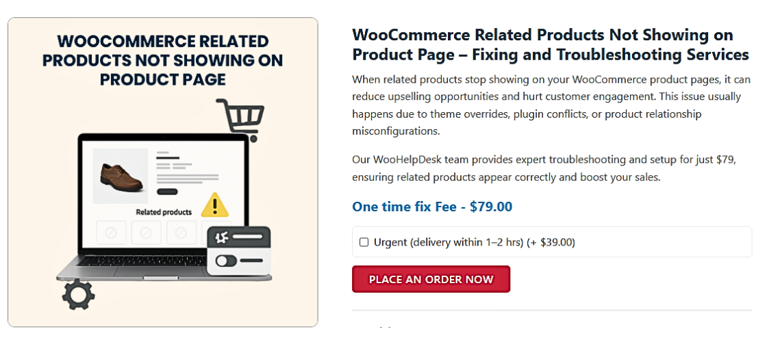 WooCommerce Related Products Not Showing on Product Page
